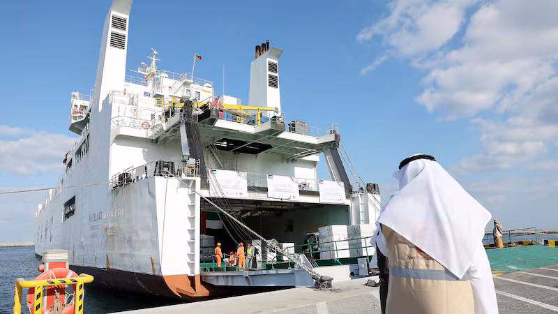 UAE humanitarian aid to Gaza